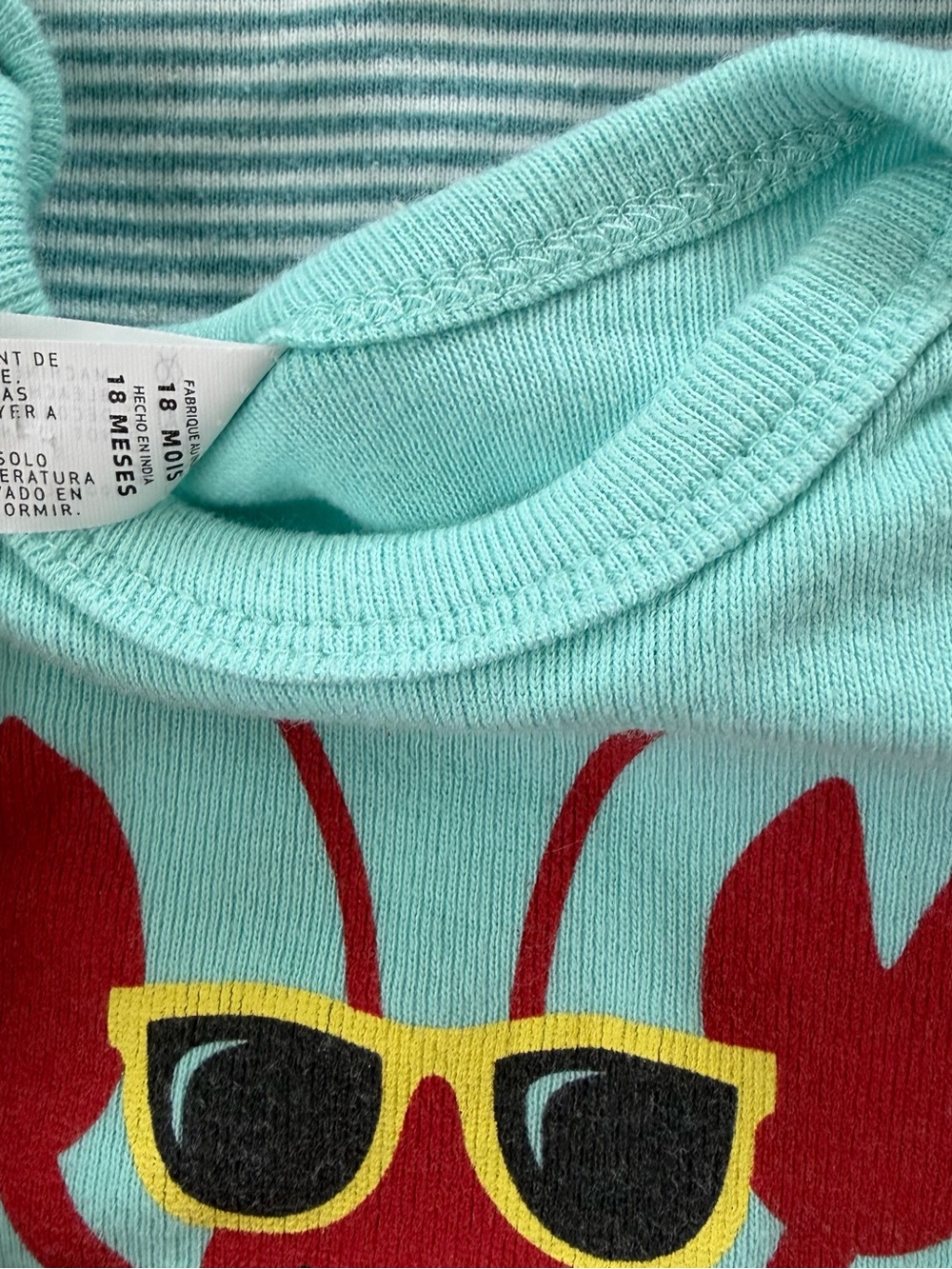 Set of One-Piece Bodysuits, Cotton, 18 months - Picture 2 of 6